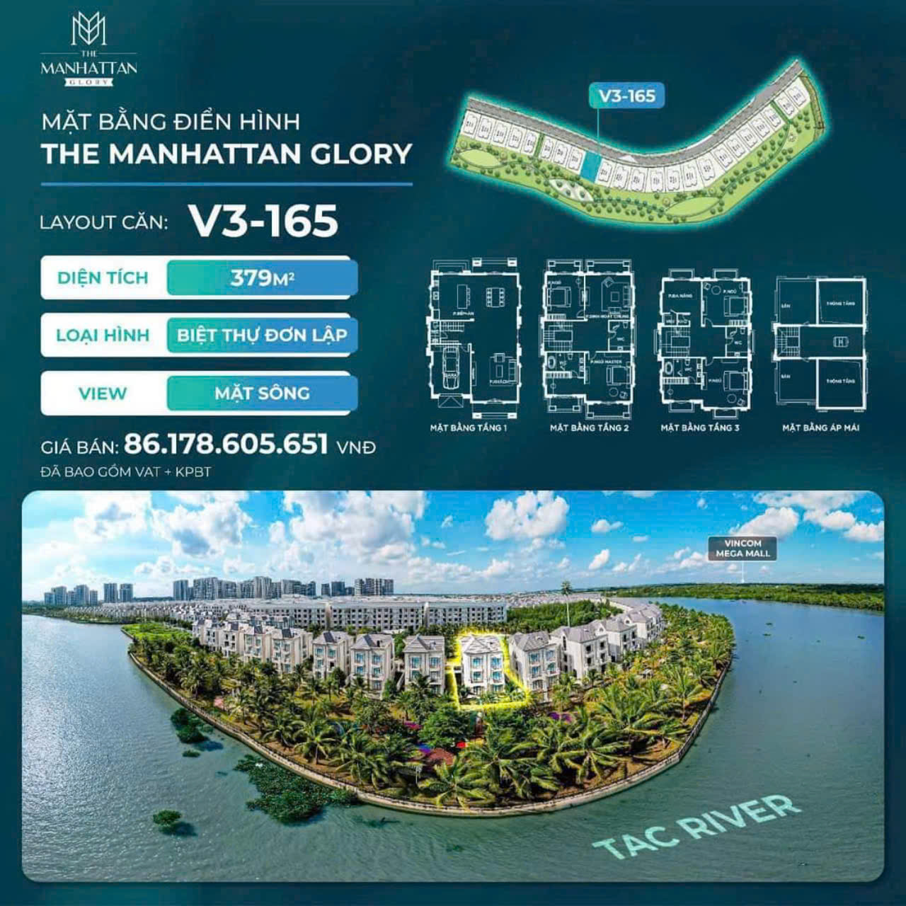 Biệt thự Manhatan V3 165